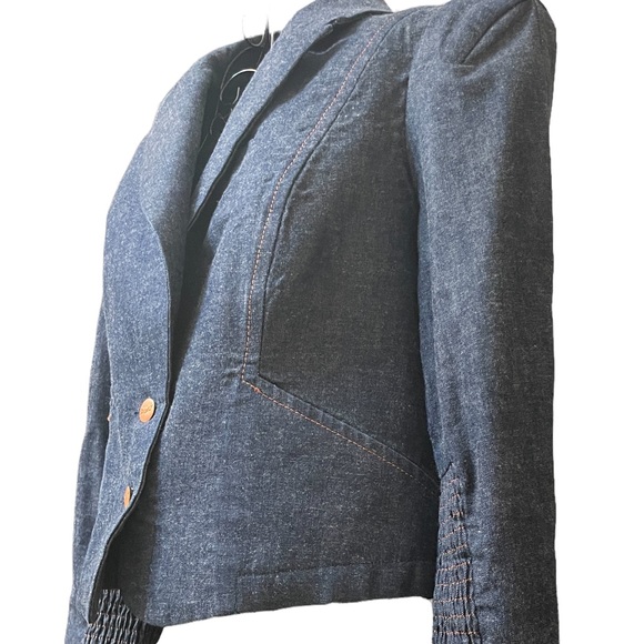 Sold on another site! Daryl K Cropped Jean Jacket Medium - Picture 9 of 9